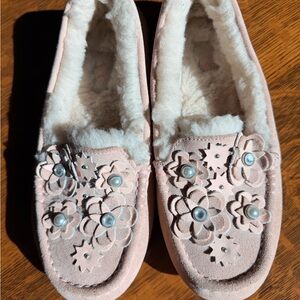 Floral Embellished Pink Women's Slipper UGG